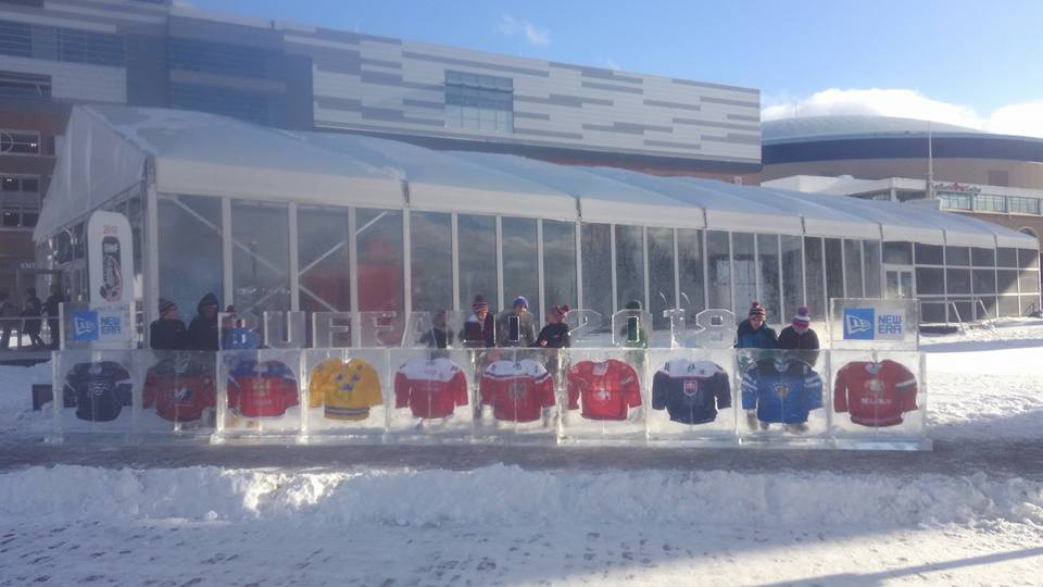 team jersey in ice