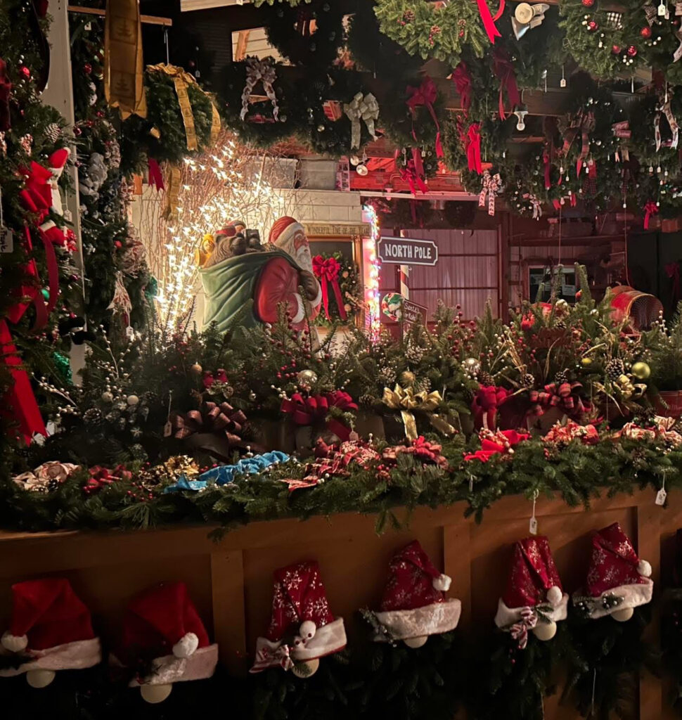 wreaths and decor